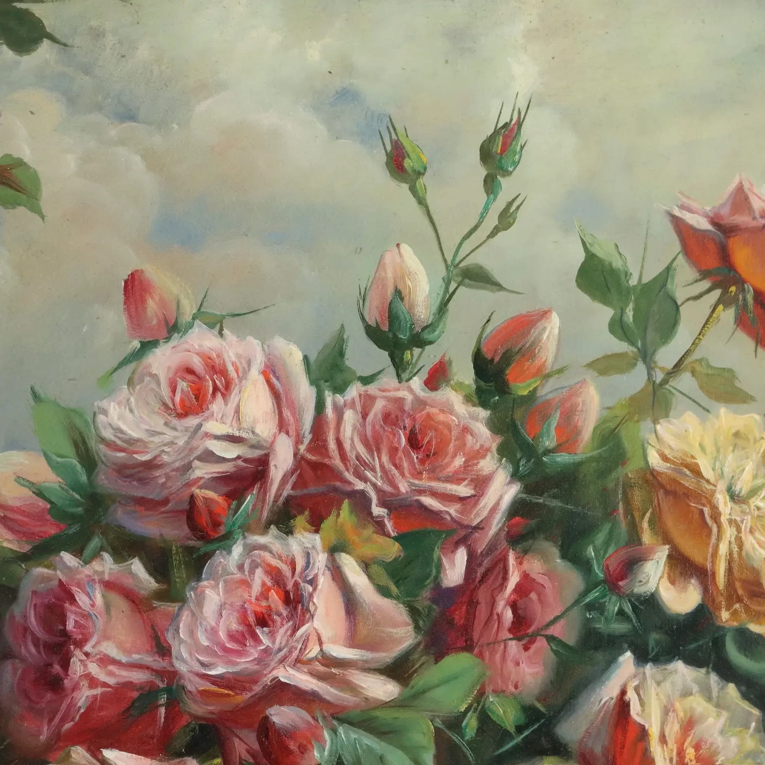 Rose in paesaggio - dettaglio